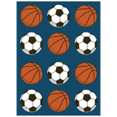 Aufkleber Bogen „Jordan“ | 110×150 mm, blau, 4 Blatt