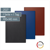 Taschenkalender 2027 | A6, Kunststoff, sortiert