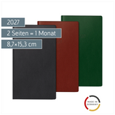 Taschenkalender 2027 | A6, Kunststoff, sortiert