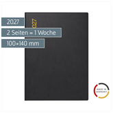 Taschenkalender Mod. perfect/Technik I 2027 | A6, Kunststoff, schwarz