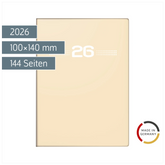 Taschenkalender Mod. perfect/Technik I 2026 | A6, Kunststoff, sand