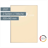 Taschenkalender Mod. perfect/Technik I 2027 | A6, Kunststoff, sand