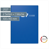Taschenkalender Mod. perfect/Technik I 2027 | A6, Kunststoff, blau