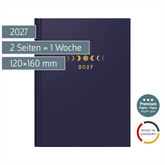 Taschenkalender Premium Young Line Mini 2027 „Moon“ | A6, Papier