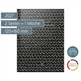 Taschenkalender Premium Young Line Mini 2027 „Waves“ | A6, Papier