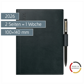 Taschenkalender Mod. perfect/Technik I 2026 | A6, Kunststoff, schwarz