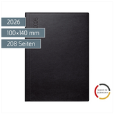 Taschenkalender Mod. perfect/Technik I 2026 | A6, Kunstleder, schwarz