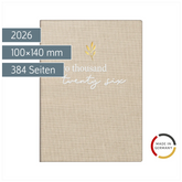 Taschenkalender Mod. Technik III 2026 „Icecoffee“ | A6, Textil