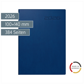 Taschenkalender Mod. Technik III 2026 | A6, Kunstleder, dunkelblau