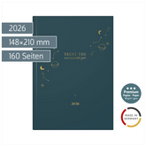 Buchkalender Premium Young Line 2026 „Universe“ | A5, Papier