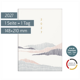 Buchkalender Premium Young Line 2027 „Simple“ | A5, Papier