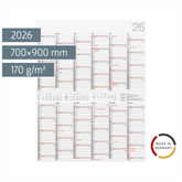 Plakatkalender Mod. Vertikal 2026 | 700×900 mm