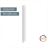 2-Jahres-Ersatzkalendarium 2026/2027 | 94×1320 mm