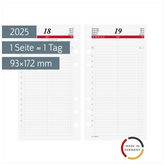 Tageskalendarium Timing 2 2025 | 93×172 mm