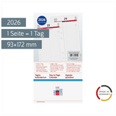 Tageskalendarium Timing 2 2026 | 93×172 mm