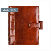 Ringbuch Zeitplansystem Timing 3 | A7, Kunstleder, braun