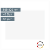 Schreibunterlage | 40 Blatt, weiß