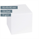 Zettelwürfel | 700 Blatt, weiß