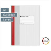 Geschäftsbuch | A5, 192 Seiten, kariert, Papier