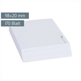 Zettelblock liniert | 170 Blatt