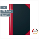 Notizbuch Chinabuch | A6, kariert, schwarz