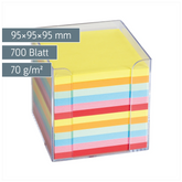 Zettelbox | 700 Blatt, transparent