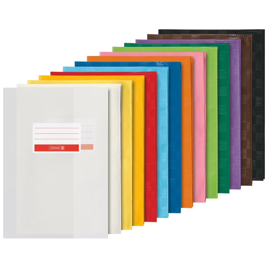 Hefthüllen-Set | 159×233 mm, A5, sortiert, 14 Stück