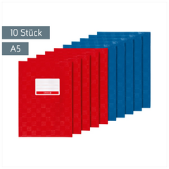 Hefthüllen-Set | A5, sortiert, 10 Stück