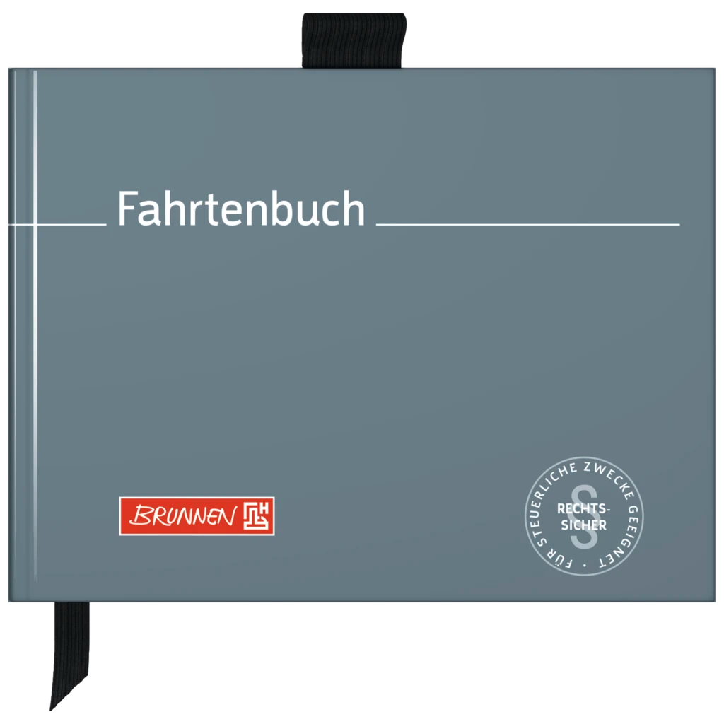 Fahrtenbuch „für Kraftfahrzeuge“ | A6 quer, 80 Seiten, Papier