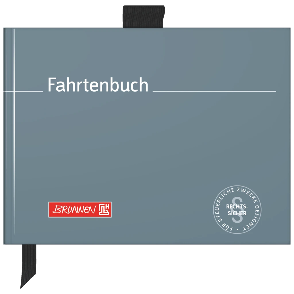 Fahrtenbuch „für Kraftfahrzeuge“ | A6 quer, 80 Seiten, Papier