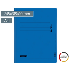Spiralhefter FACT!plus | A4, Füllhöhe: 10 mm, blau