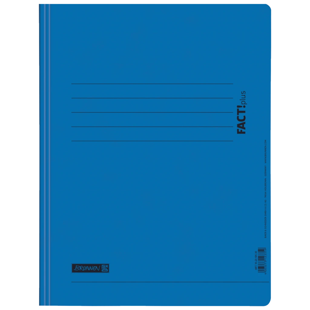 Spiralhefter FACT!plus | A4, Füllhöhe: 10 mm, blau