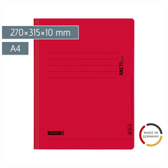 Schnellhefter FACT!plus | A4, Füllhöhe: 10 mm, rot