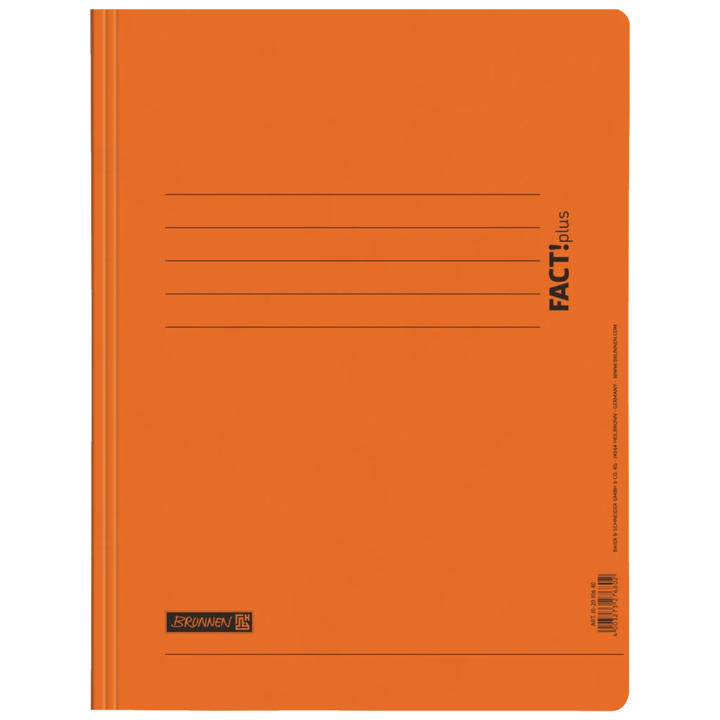 Schnellhefter FACT!plus | A4, Füllhöhe: 10 mm, orange