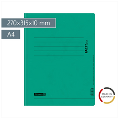 Schnellhefter FACT!plus | A4, Füllhöhe: 10 mm, grün