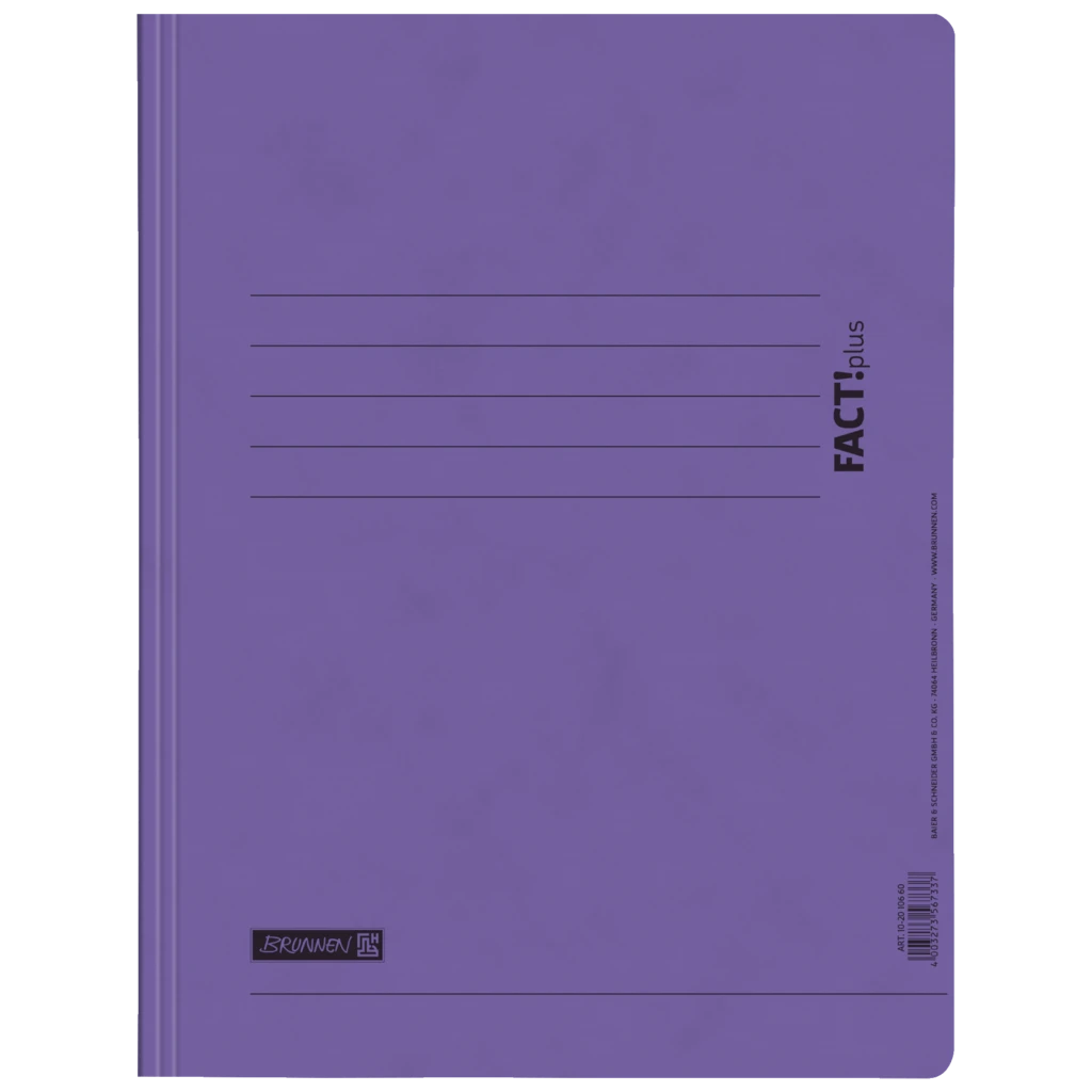 Schnellhefter FACT!plus | A4, Füllhöhe: 10 mm, violett