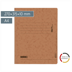 Schnellhefter FACT!plus | A4, Füllhöhe: 10 mm, braun