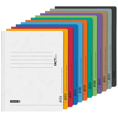 Schnellhefter FACT!plus | A4, Füllhöhe: 10 mm, sortiert, 12 Stück