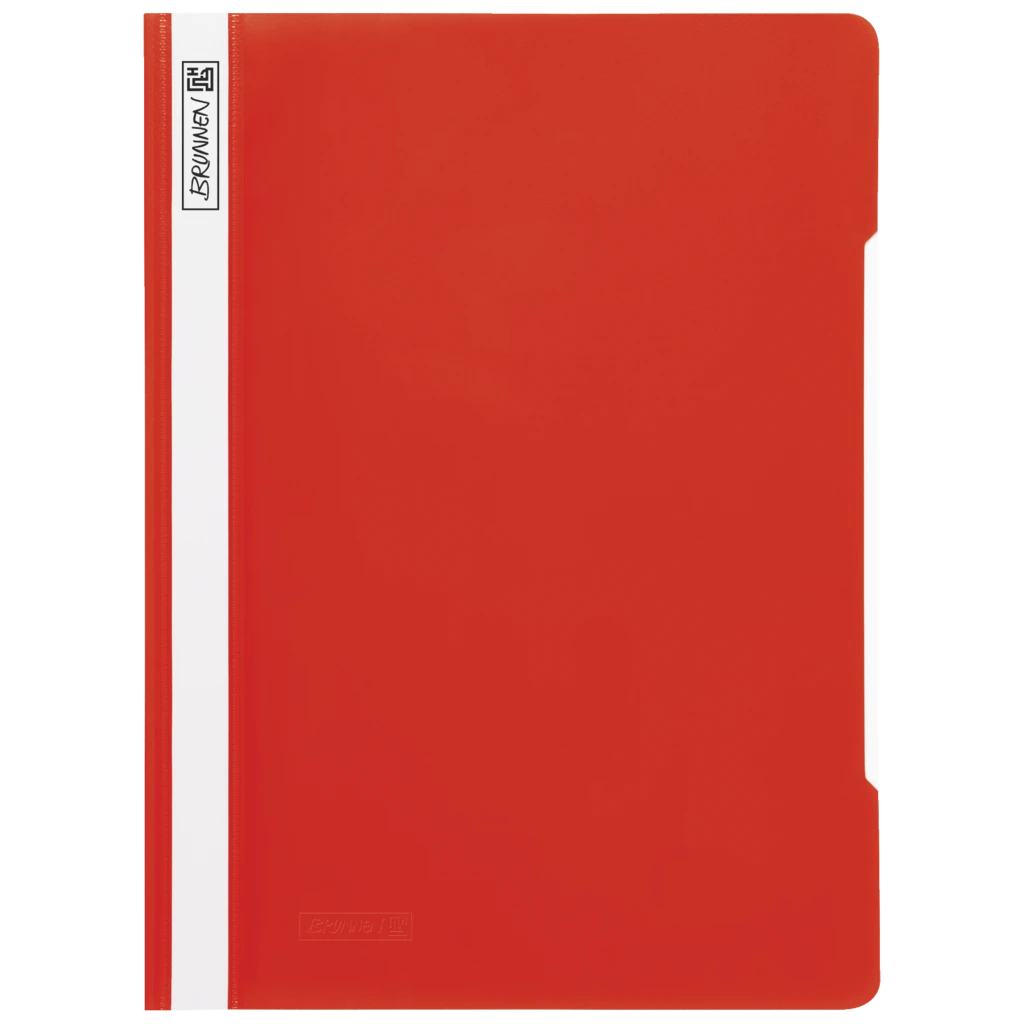 Schnellhefter | A4, Füllhöhe: 10 mm, rot