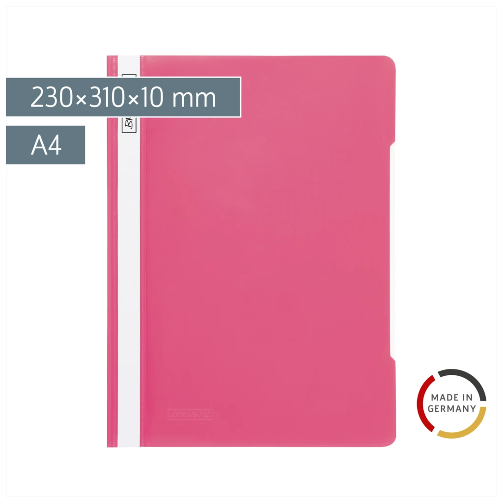 Schnellhefter | A4, Füllhöhe: 10 mm, pink