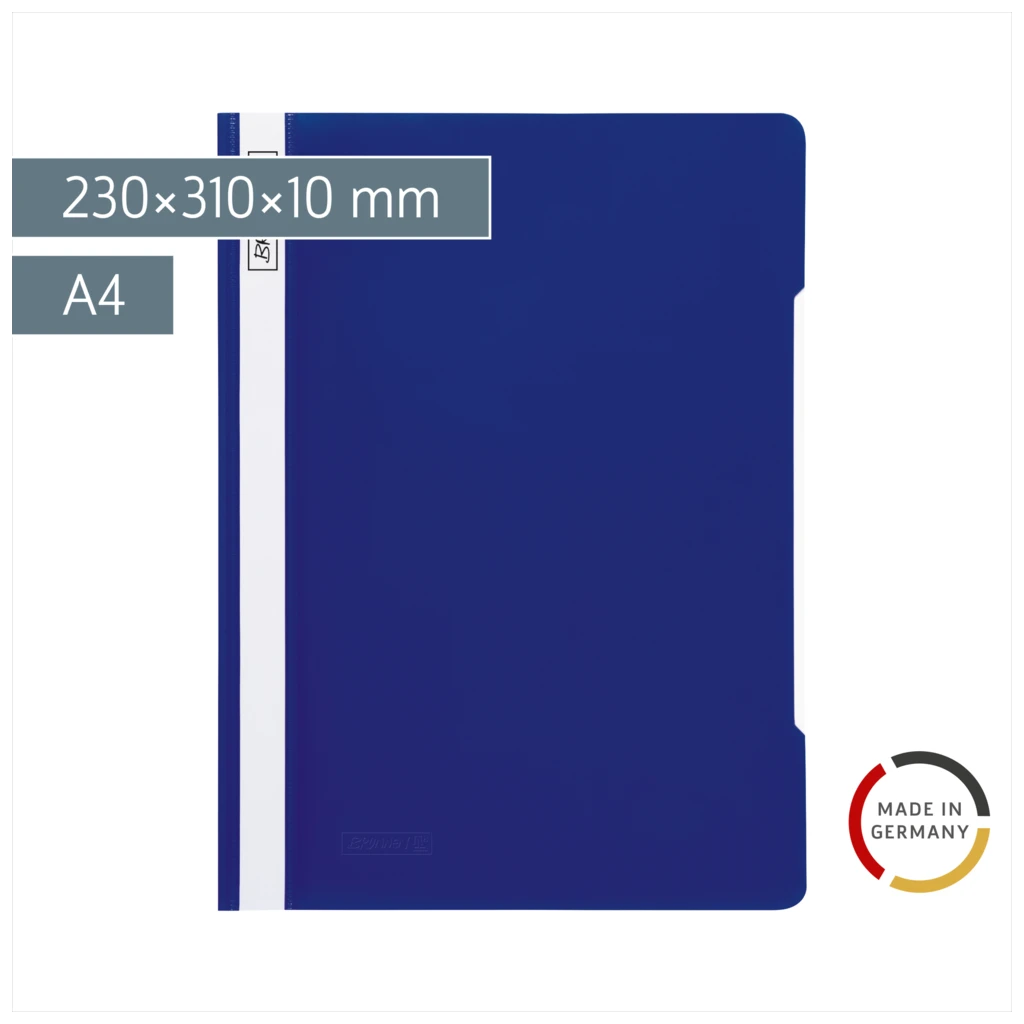 Schnellhefter | A4, Füllhöhe: 10 mm, blau
