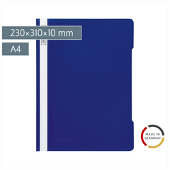 Schnellhefter | A4, Füllhöhe: 10 mm, blau