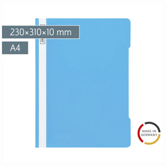 Schnellhefter | A4, Füllhöhe: 10 mm, hellblau