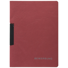 Bewerbungsmappe 2-teilig | A4, weinrot