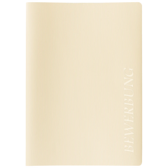 Bewerbungsmappe 2-teilig | A4, chamois