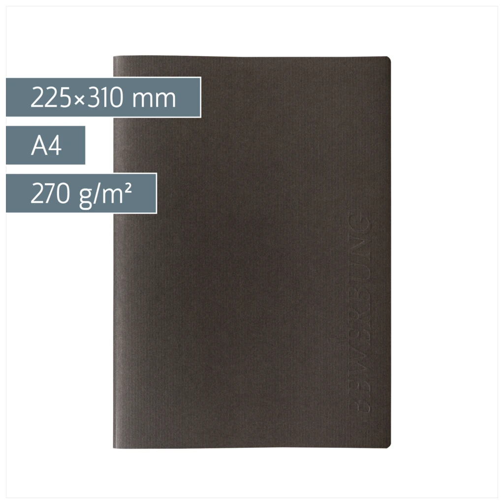 Bewerbungsmappe 2-teilig | A4, schwarz