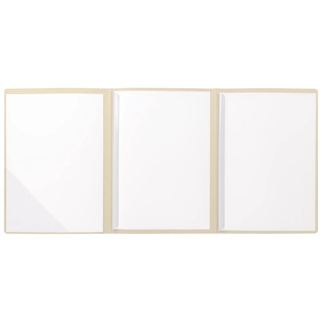 Bewerbungsmappe 3-teilig | A4, chamois