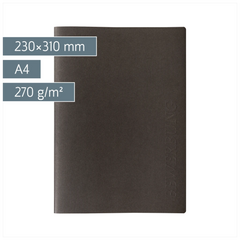 Bewerbungsmappe 3-teilig | A4, schwarz