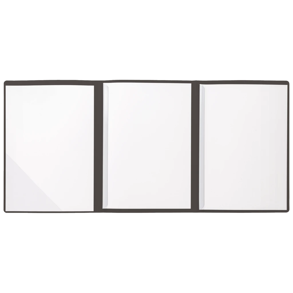 Bewerbungsmappe 3-teilig | A4, schwarz