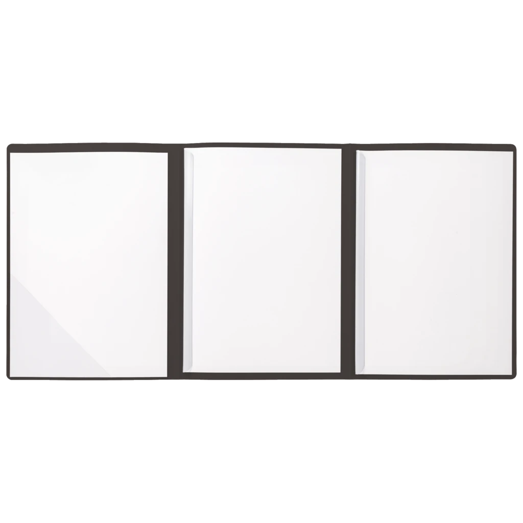 Präsentationsmappe 3-teilig | A4, schwarz